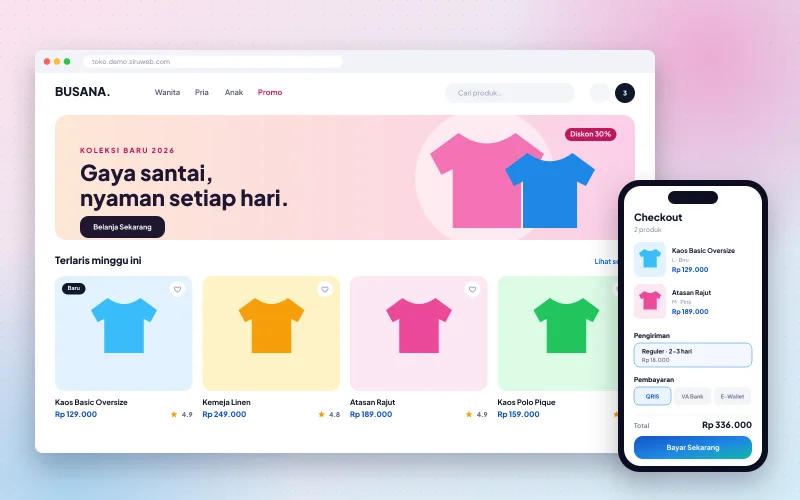 Toko Online Produk Fashion
